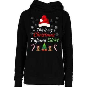 Funny Christmas This Is My Christmas Pajama Christmas Sweater Funny Xmas Gift Womens Funnel Neck Pullover Hood