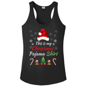 Funny Christmas This Is My Christmas Pajama Christmas Sweater Funny Xmas Gift Ladies PosiCharge Competitor Racerback Tank