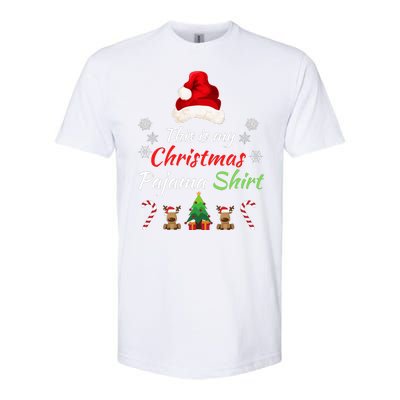 Funny Christmas This Is My Christmas Pajama Christmas Sweater Funny Xmas Gift Softstyle CVC T-Shirt