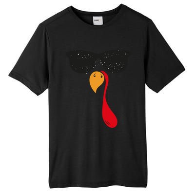 Funny Cool Turkey Face With Sunglasses Thanksgiving Day Meaningful Gift Tall Fusion ChromaSoft Performance T-Shirt