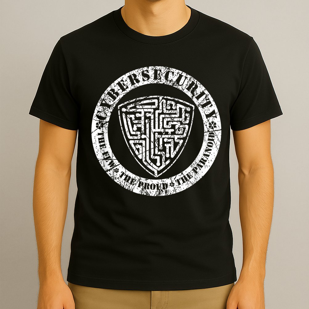 Funny Cybersecurity The Few The Proud The Paranoid Gift T-Shirt