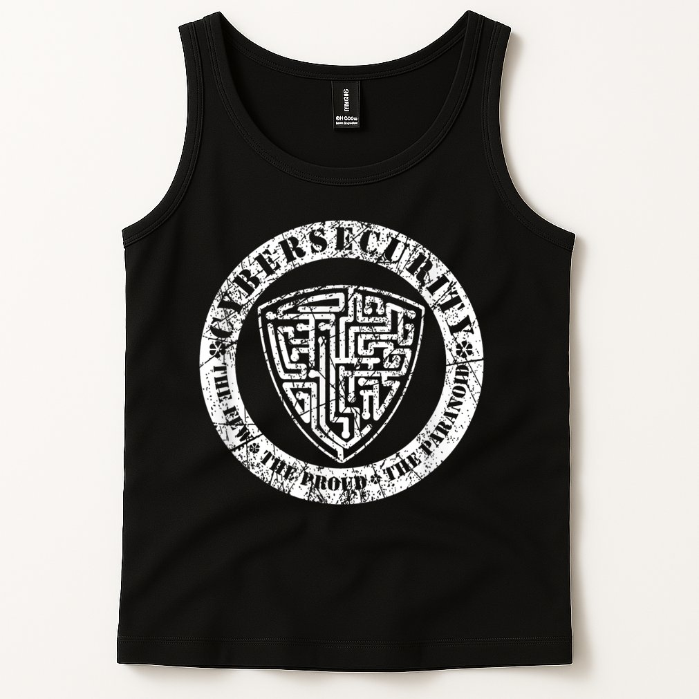 Funny Cybersecurity The Few The Proud The Paranoid Gift Tank Top