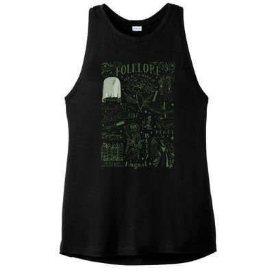 Folklore Cardigan The 1 The Last Great American Dynasty Exile My Tears Ricochet Ladies PosiCharge Tri-Blend Wicking Tank