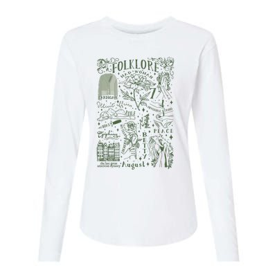 Folklore Cardigan The 1 The Last Great American Dynasty Exile My Tears Ricochet Womens Cotton Relaxed Long Sleeve T-Shirt