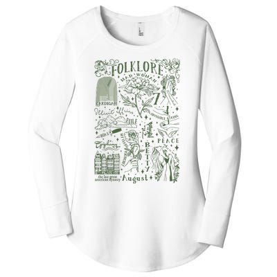 Folklore Cardigan The 1 The Last Great American Dynasty Exile My Tears Ricochet Women's Perfect Tri Tunic Long Sleeve Shirt