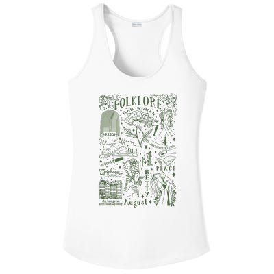 Folklore Cardigan The 1 The Last Great American Dynasty Exile My Tears Ricochet Ladies PosiCharge Competitor Racerback Tank