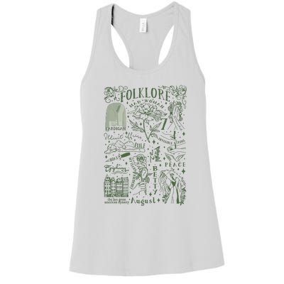 Folklore Cardigan The 1 The Last Great American Dynasty Exile My Tears Ricochet Women's Racerback Tank