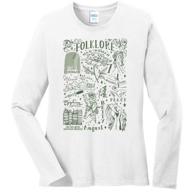 Folklore Cardigan The 1 The Last Great American Dynasty Exile My Tears Ricochet Ladies Long Sleeve Shirt