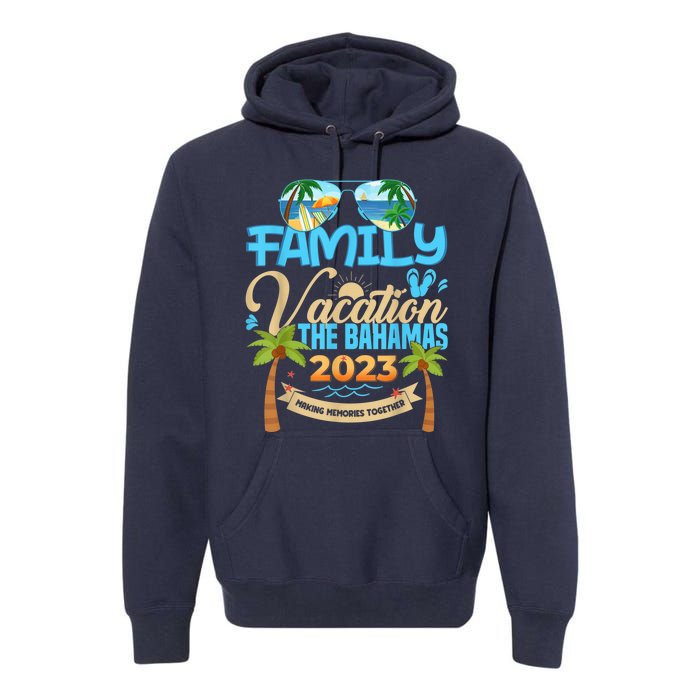 Family Cruise The Bahamas Happy Summer Matching Vacation Happy Premium Hoodie