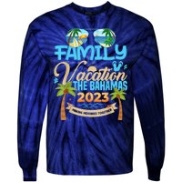 Family Cruise The Bahamas Happy Summer Matching Vacation Happy Tie-Dye Long Sleeve Shirt