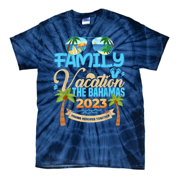 Family Cruise The Bahamas Happy Summer Matching Vacation Happy Tie-Dye T-Shirt