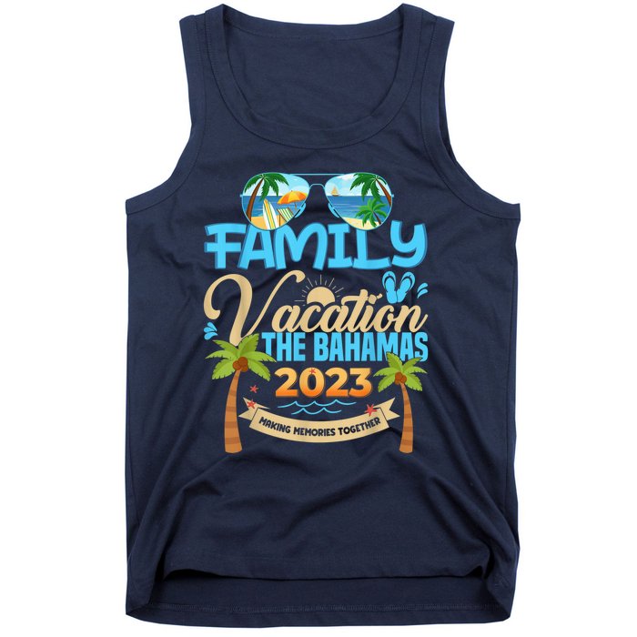 Family Cruise The Bahamas Happy Summer Matching Vacation Happy Tank Top