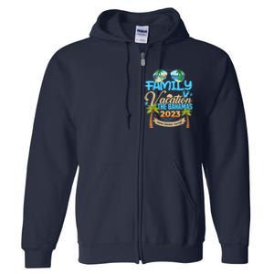 Family Cruise The Bahamas Happy Summer Matching Vacation Happy Full Zip Hoodie