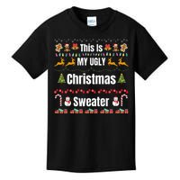 Funny Christmas This Is My Ugly Christmas Sweater Funny Xmas Kids T-Shirt