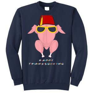 Funny Cute Thanksgiving For Friends Turkey Head Sweatshirt