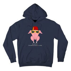 Funny Cute Thanksgiving For Friends Turkey Head Tall Hoodie