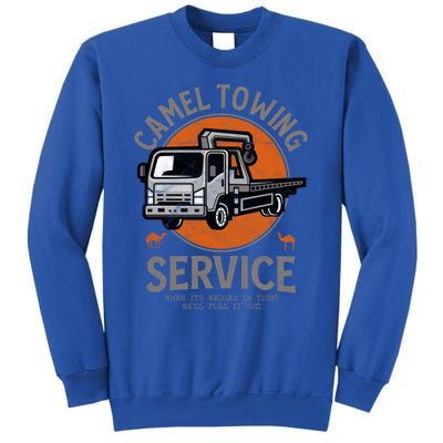 Funny Camel Towing Retro Adult Humor Saying Halloween Cool Gift Sweatshirt