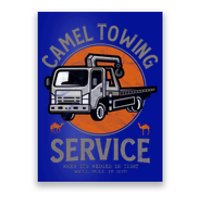 Funny Camel Towing Retro Adult Humor Saying Halloween Cool Gift Poster