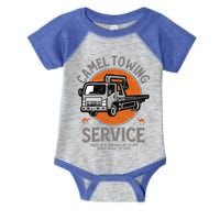 Funny Camel Towing Retro Adult Humor Saying Halloween Cool Gift Infant Baby Jersey Bodysuit