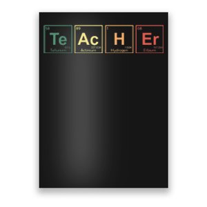 Funny Chemistry Teacher Science Student Chemistry Pun Poster