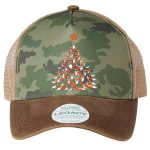 Fox Christmas Tree Fox Xmas Tree Legacy Tie Dye Trucker Hat