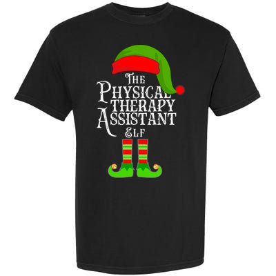 Funny Christmas The Physical Therapy Assistant Elf Garment-Dyed Heavyweight T-Shirt