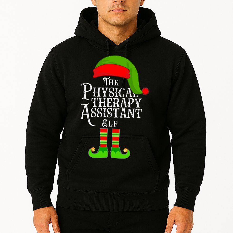 Funny Christmas The Physical Therapy Assistant Elf Hoodie