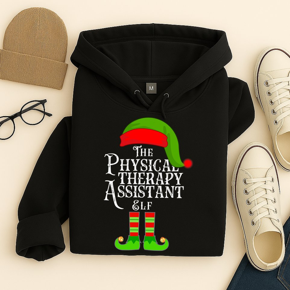 Funny Christmas The Physical Therapy Assistant Elf Hoodie