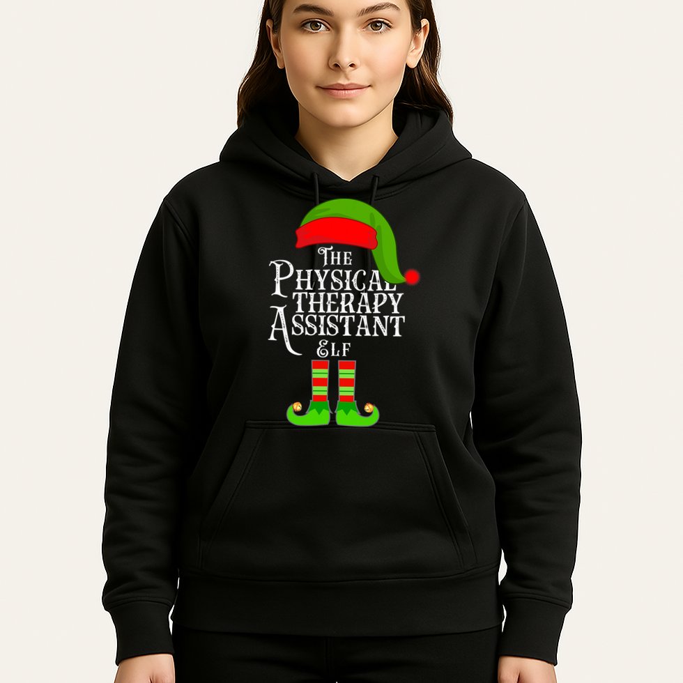 Funny Christmas The Physical Therapy Assistant Elf Hoodie
