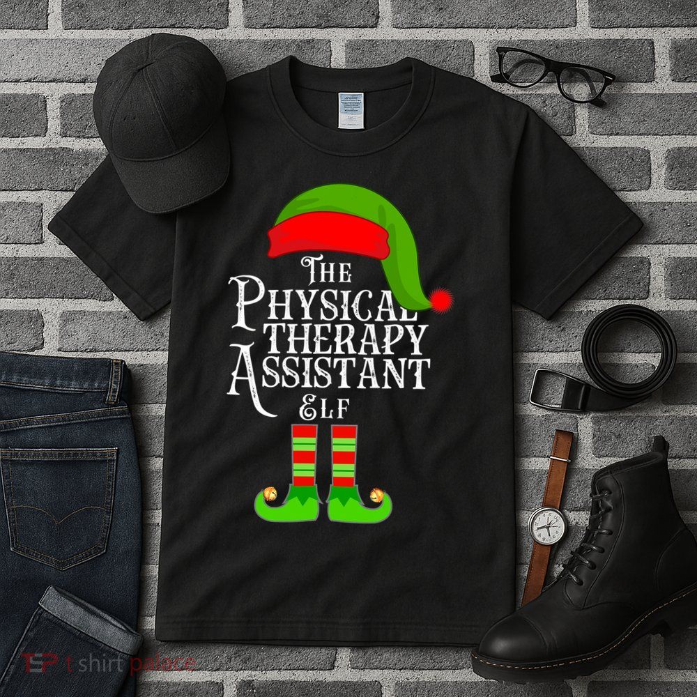 Funny Christmas The Physical Therapy Assistant Elf Tall T-Shirt