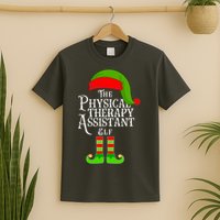 Funny Christmas The Physical Therapy Assistant Elf T-Shirt