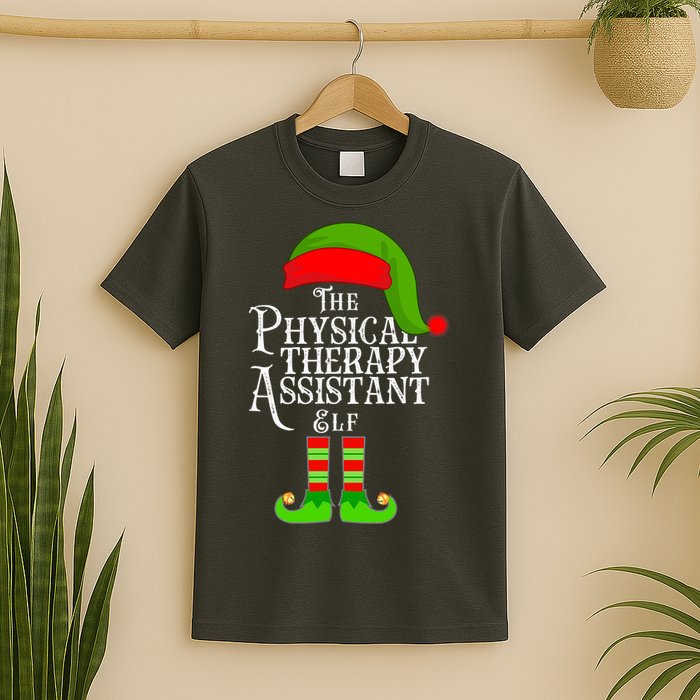 Funny Christmas The Physical Therapy Assistant Elf T-Shirt