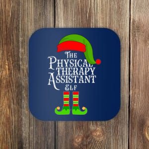 Funny Christmas The Physical Therapy Assistant Elf Coaster