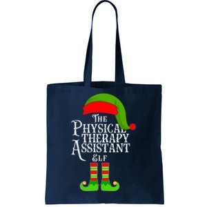 Funny Christmas The Physical Therapy Assistant Elf Tote Bag