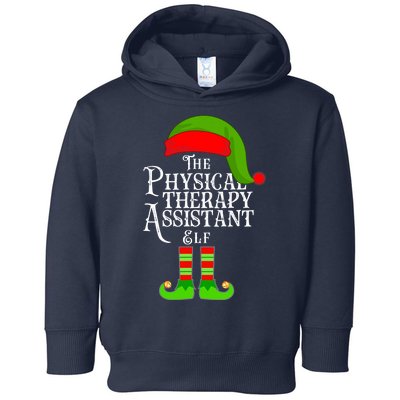 Funny Christmas The Physical Therapy Assistant Elf Toddler Hoodie