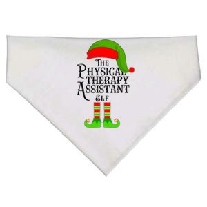 Funny Christmas The Physical Therapy Assistant Elf USA-Made Doggie Bandana