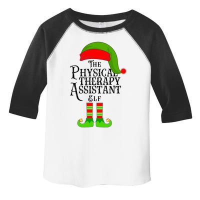 Funny Christmas The Physical Therapy Assistant Elf Toddler Fine Jersey T-Shirt