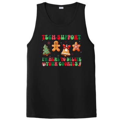 Funny Christmas Techsupport Here To Delete Cookies Xmas PosiCharge Competitor Tank