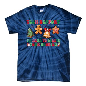 Funny Christmas Techsupport Here To Delete Cookies Xmas Tie-Dye T-Shirt