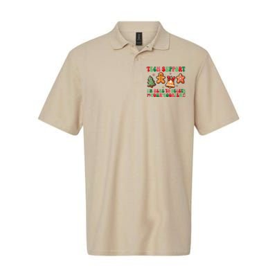 Funny Christmas Techsupport Here To Delete Cookies Xmas Softstyle Adult Sport Polo