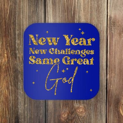 Funny Cheers To A New Year New Years Eve Party 2024 Gift Coaster