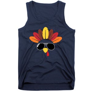 Funny Cute Turkey Pilgrim Costume For Boys & Girls Thanksgiving Tank Top