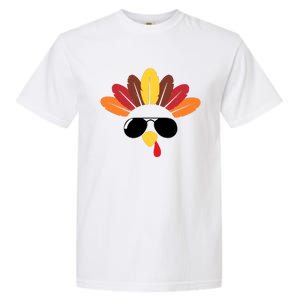 Funny Cute Turkey Pilgrim Costume For Boys & Girls Thanksgiving Garment-Dyed Heavyweight T-Shirt