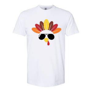 Funny Cute Turkey Pilgrim Costume For Boys & Girls Thanksgiving Softstyle CVC T-Shirt