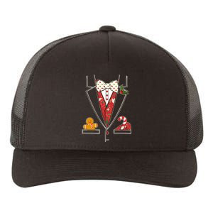 Funny Christmas Tuxedo Costume Yupoong Adult 5-Panel Trucker Hat