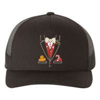 Funny Christmas Tuxedo Costume Yupoong Adult 5-Panel Trucker Hat