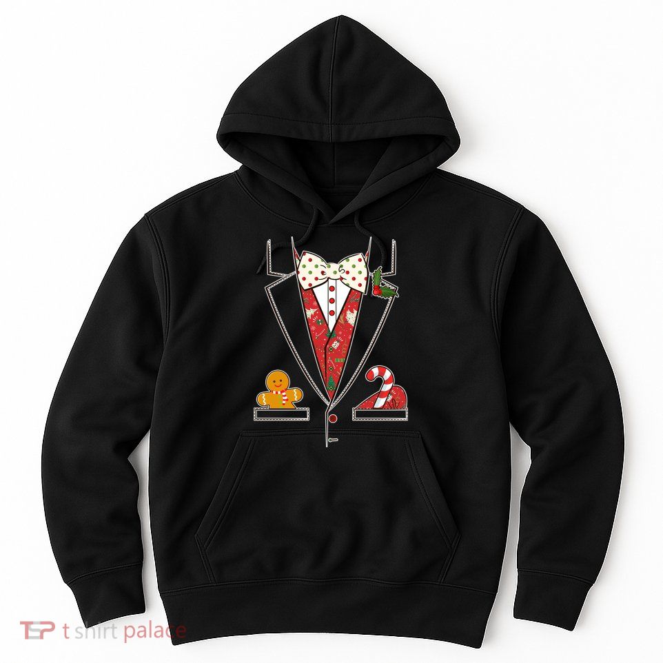 Funny Christmas Tuxedo Costume Hoodie