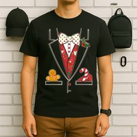 Funny Christmas Tuxedo Costume T-Shirt