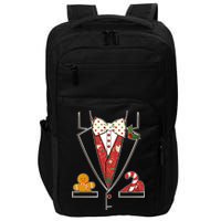 Funny Christmas Tuxedo Costume Impact Tech Backpack