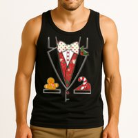 Funny Christmas Tuxedo Costume Tank Top